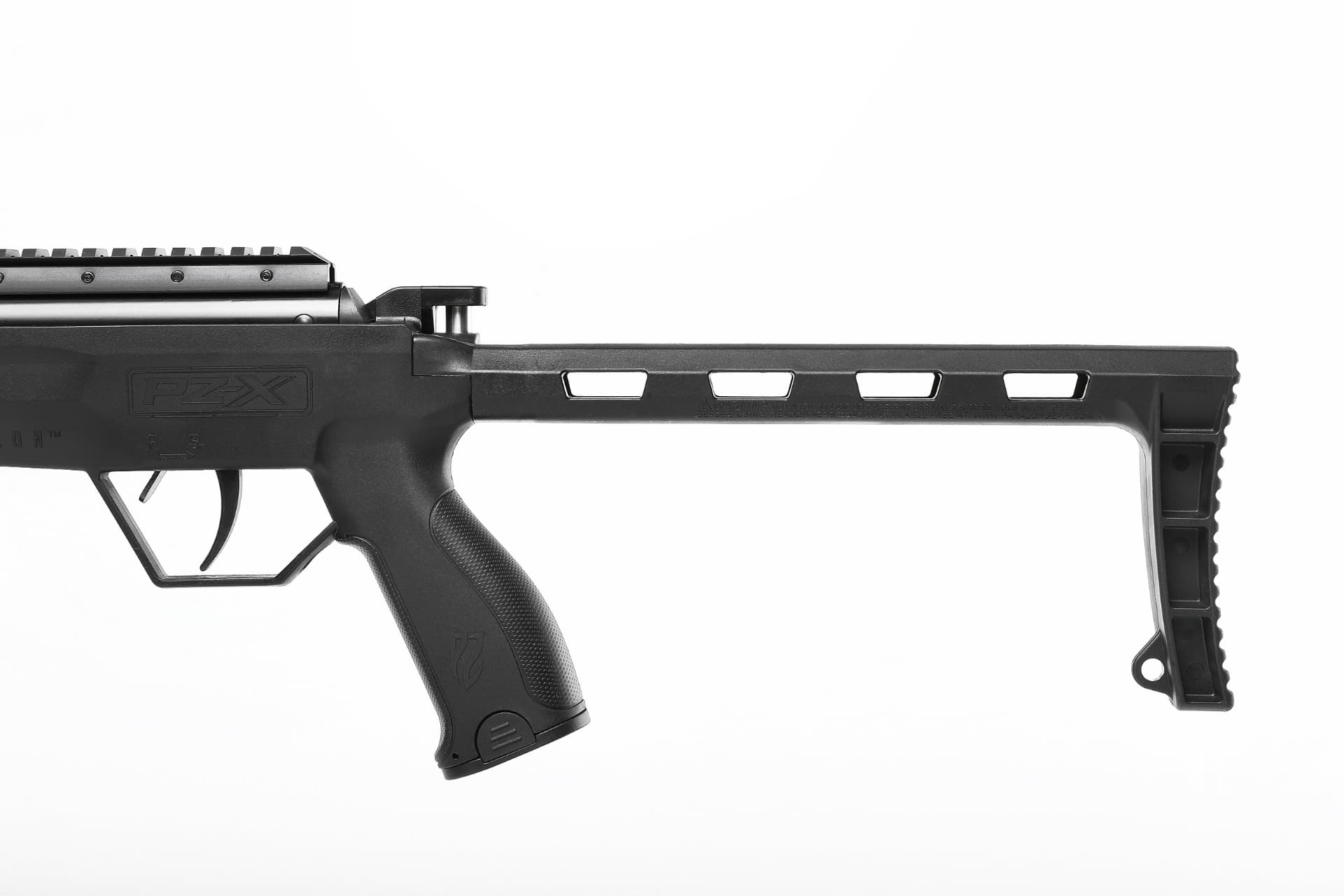 PZ-X stock and grip detail